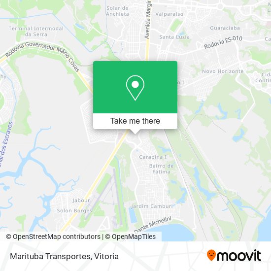 Marituba Transportes map