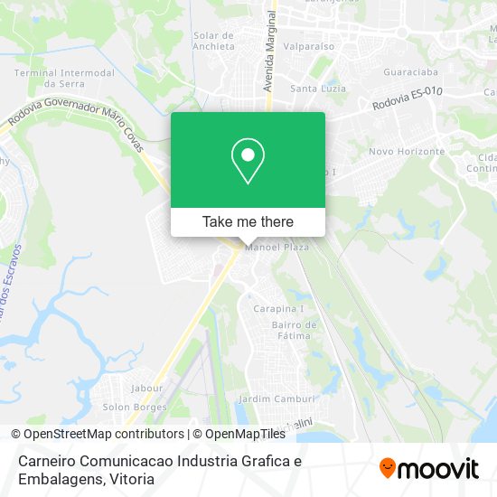 Carneiro Comunicacao Industria Grafica e Embalagens map