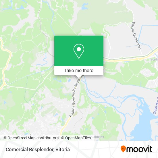 Comercial Resplendor map
