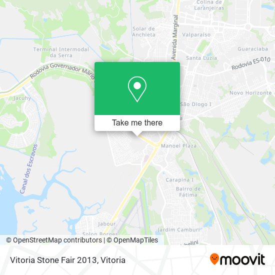 Vitoria Stone Fair 2013 map