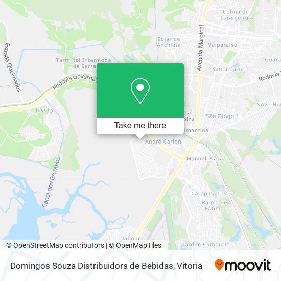 Domingos Souza Distribuidora de Bebidas map