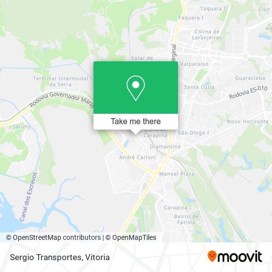 Sergio Transportes map