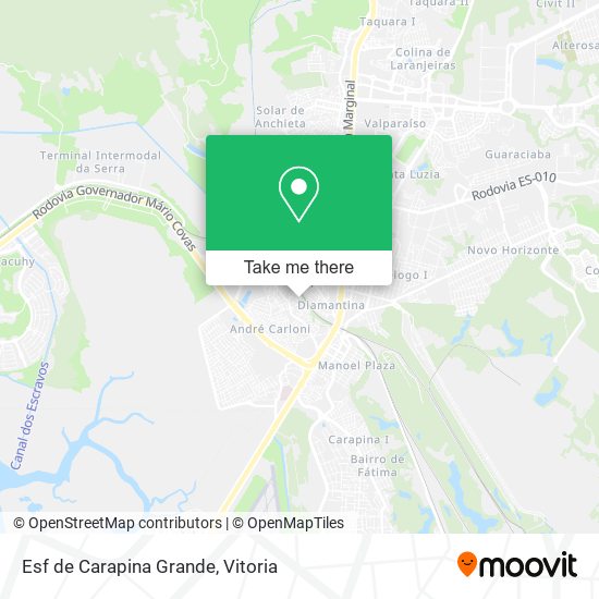 Esf de Carapina Grande map