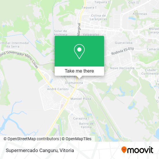 Supermercado Canguru map