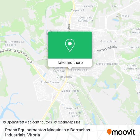 Rocha Equipamentos Maquinas e Borrachas Industriais map
