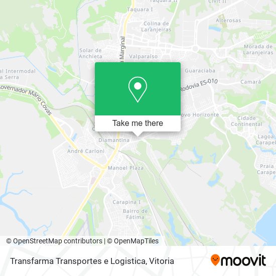 Transfarma Transportes e Logistica map