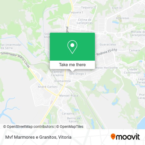Mvf Marmores e Granitos map