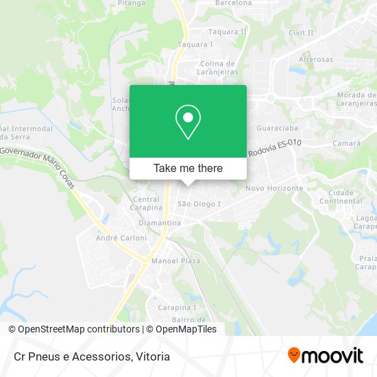 Cr Pneus e Acessorios map