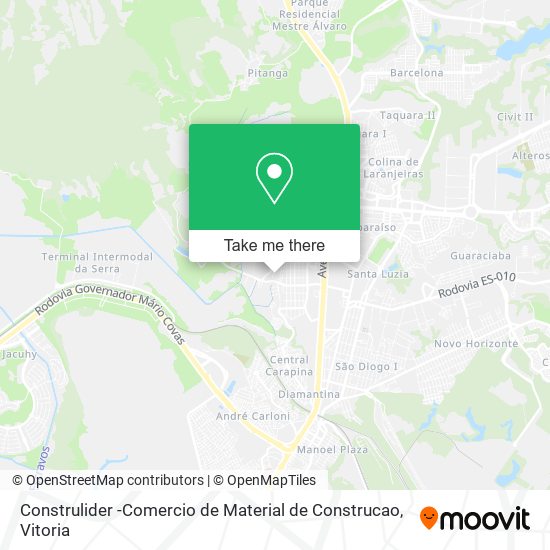 Construlider -Comercio de Material de Construcao map