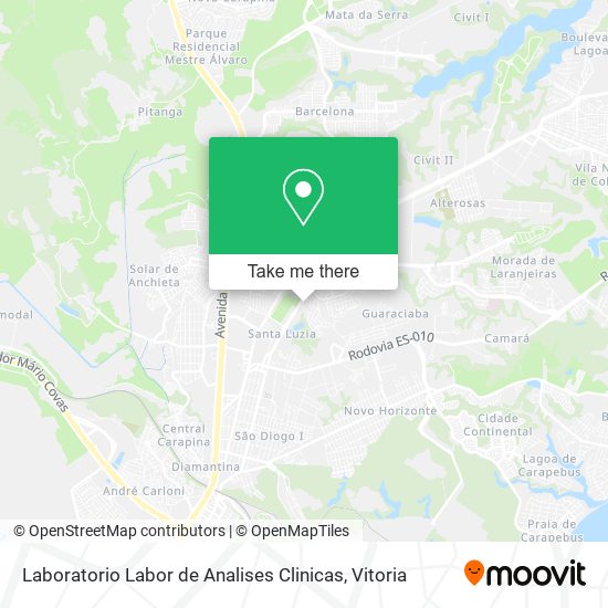 Laboratorio Labor de Analises Clinicas map