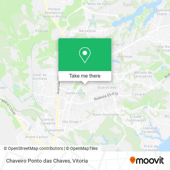Chaveiro Ponto das Chaves map