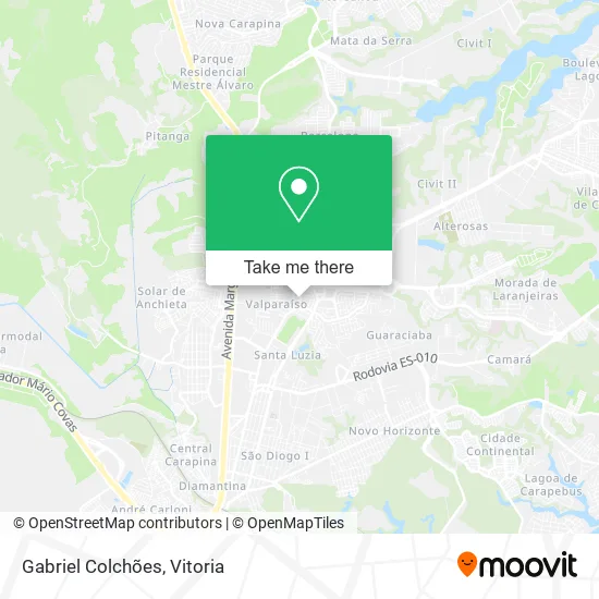 Gabriel Colchões map