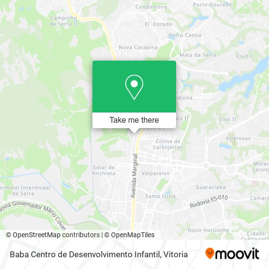 Baba Centro de Desenvolvimento Infantil map
