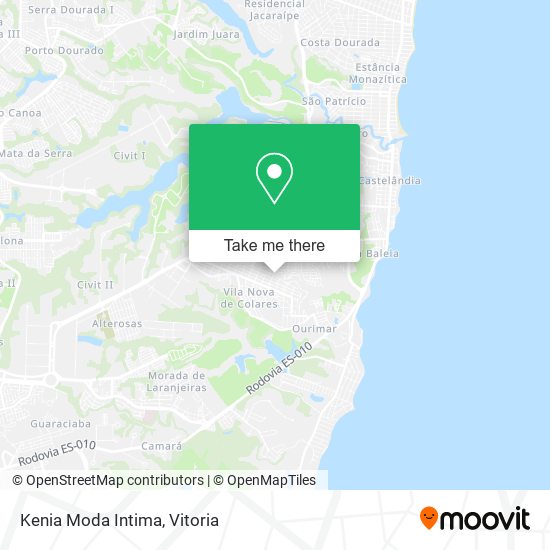 Kenia Moda Intima map