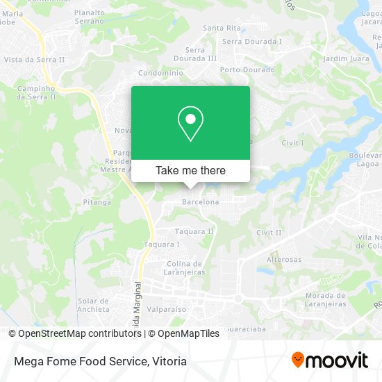 Mapa Mega Fome Food Service