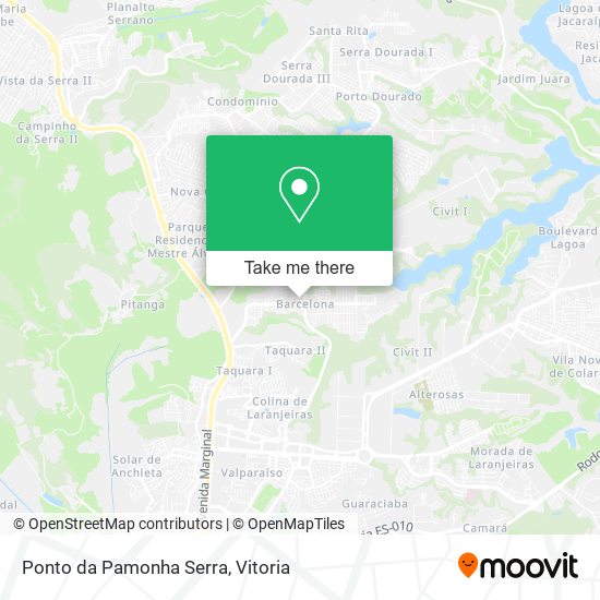 Ponto da Pamonha Serra map