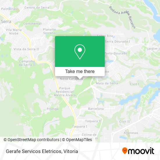 Gerafe Servicos Eletricos map