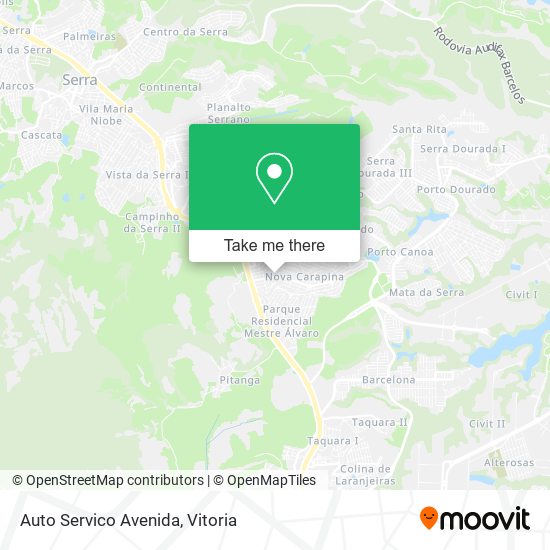 Auto Servico Avenida map