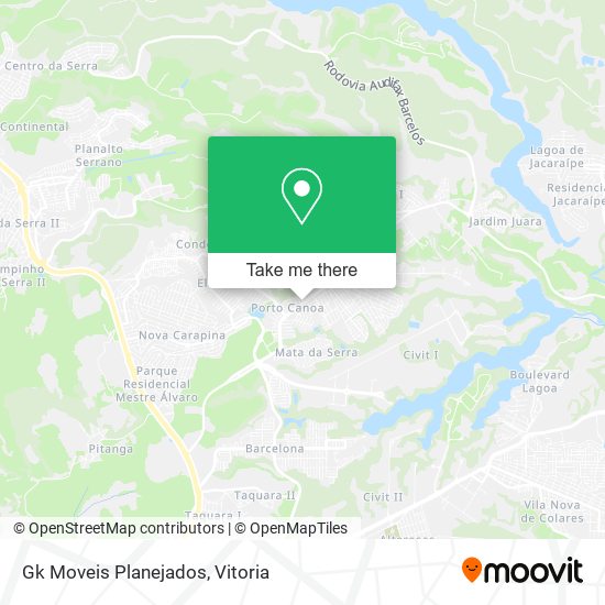 Gk Moveis Planejados map