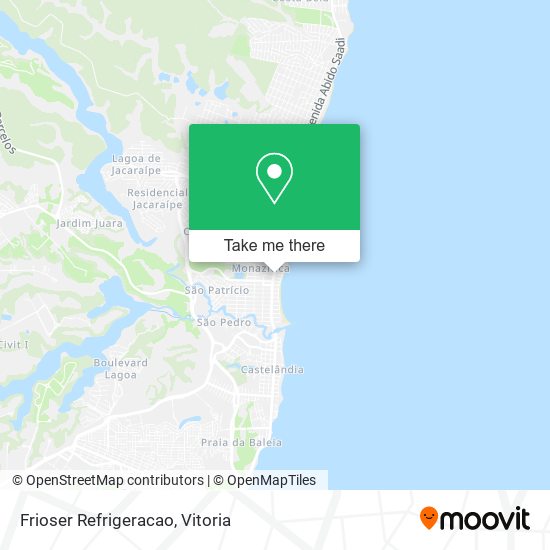Frioser Refrigeracao map