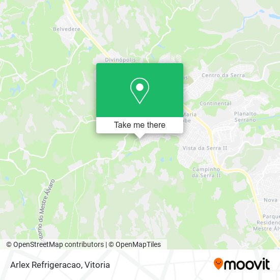 Arlex Refrigeracao map
