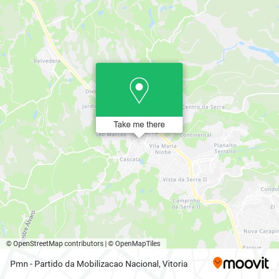 Pmn - Partido da Mobilizacao Nacional map