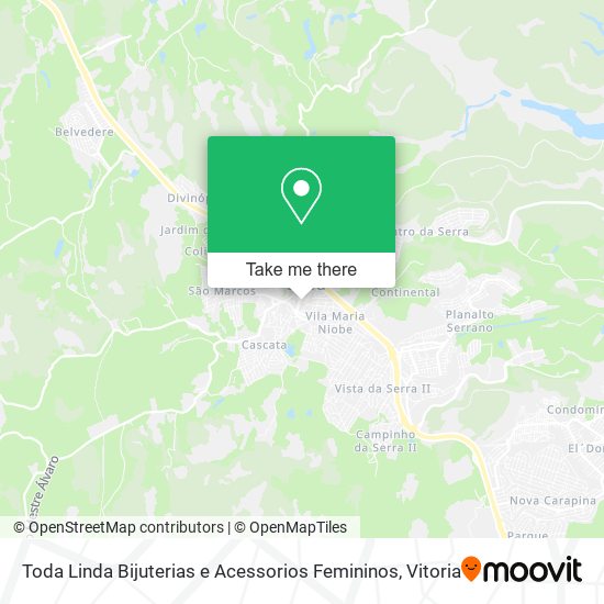 Toda Linda Bijuterias e Acessorios Femininos map
