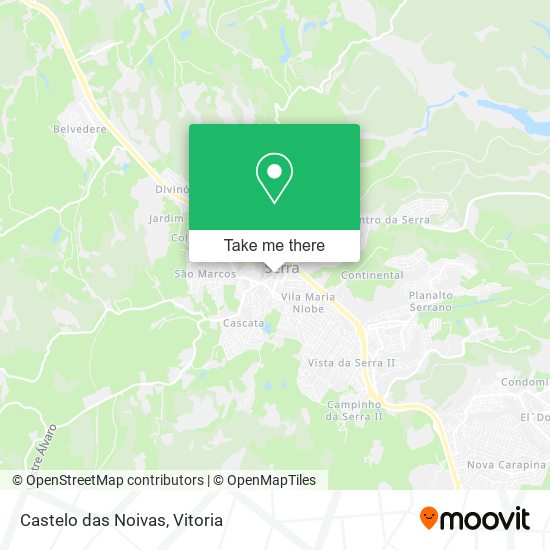 Castelo das Noivas map