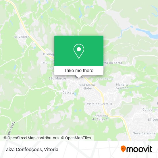 Ziza Confecções map