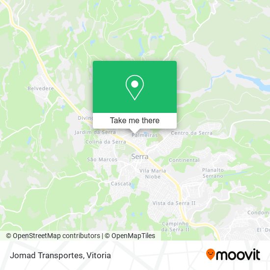 Jomad Transportes map