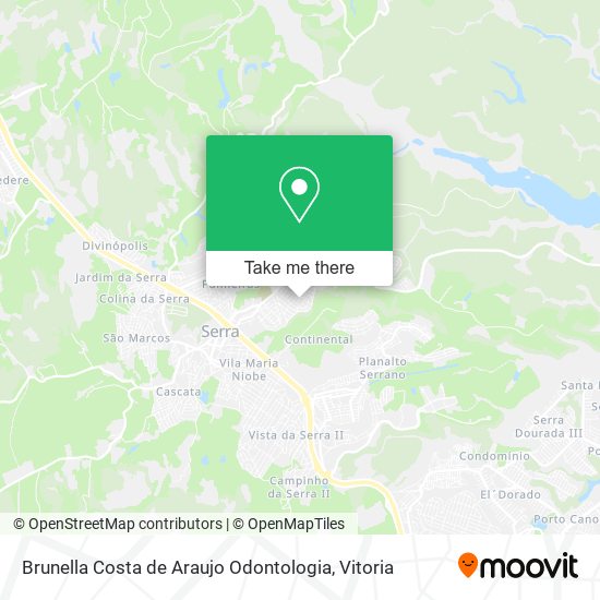 Brunella Costa de Araujo Odontologia map