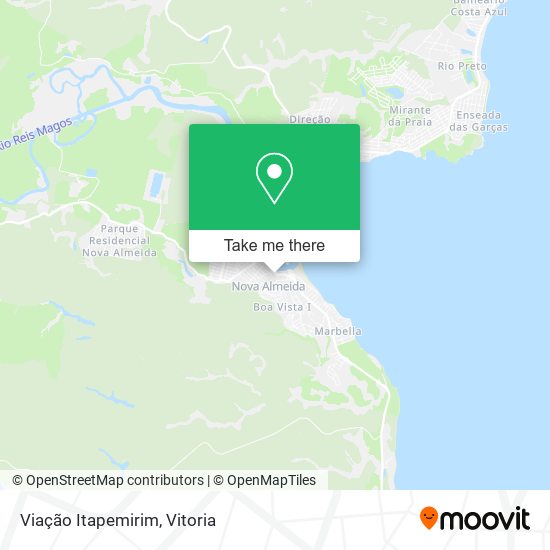 Viação Itapemirim map