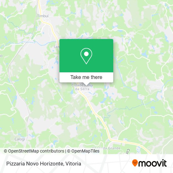 Pizzaria Novo Horizonte map