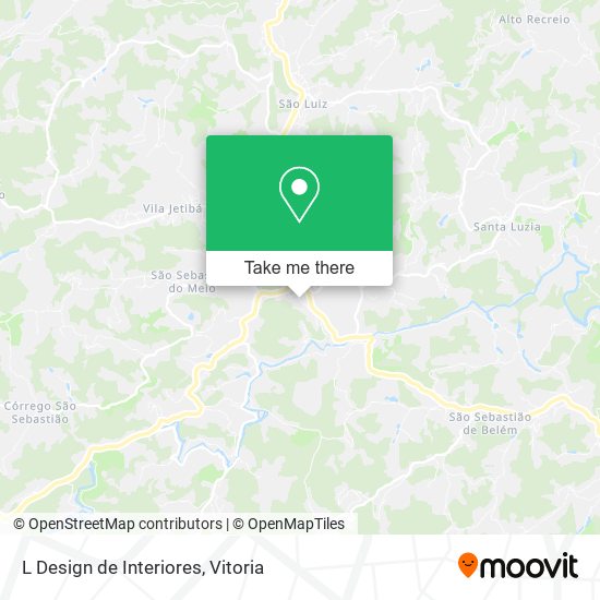 L Design de Interiores map