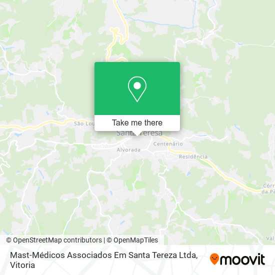 Mast-Médicos Associados Em Santa Tereza Ltda map