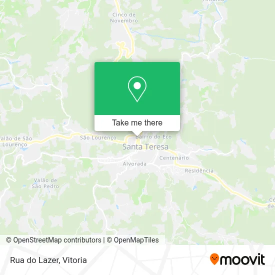 Rua do Lazer map
