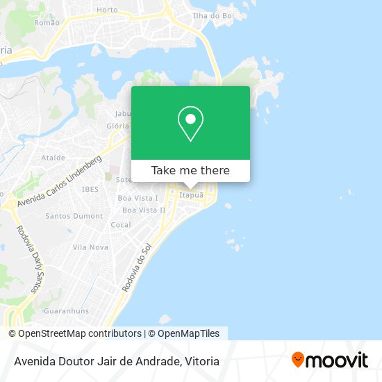 Mapa Avenida Doutor Jair de Andrade