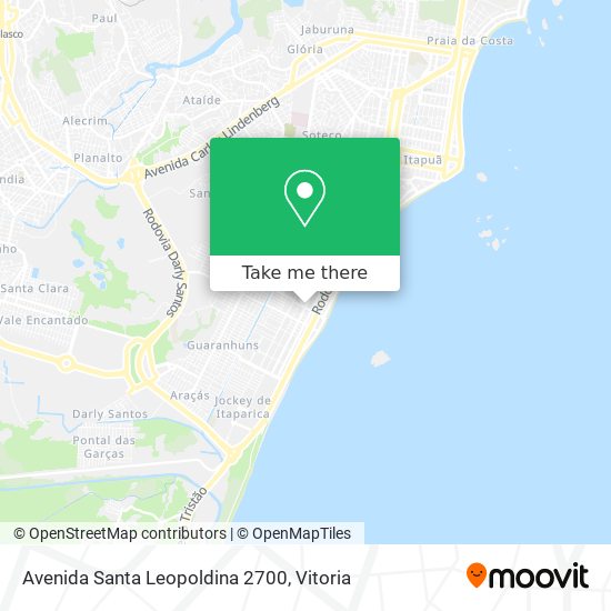 Mapa Avenida Santa Leopoldina 2700