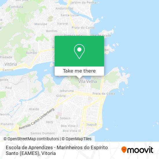 Escola de Aprendizes - Marinheiros do Espírito Santo (EAMES) map