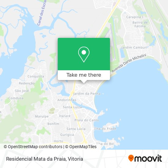 Residencial Mata da Praia map