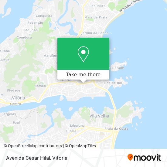 Avenida Cesar Hilal map