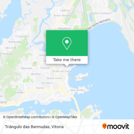 Triângulo das Bermudas map