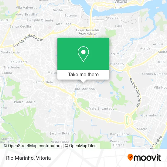 Rio Marinho map