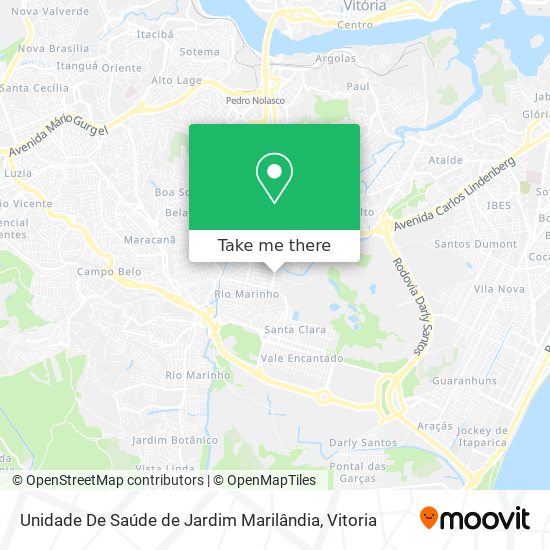 Unidade De Saúde de Jardim Marilândia map