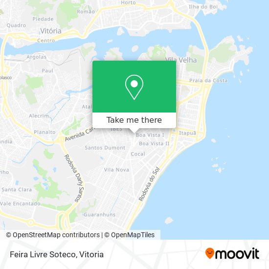 Feira Livre Soteco map