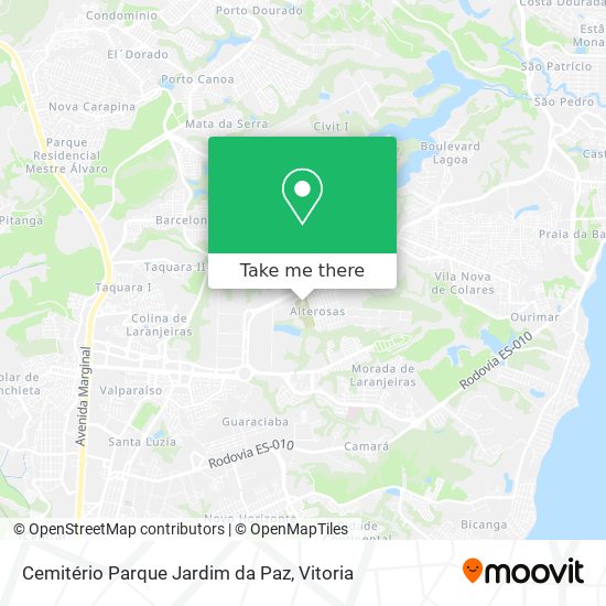 Cemitério Parque Jardim da Paz map