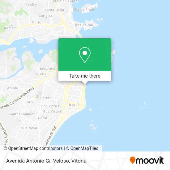 Avenida Antônio Gil Veloso map