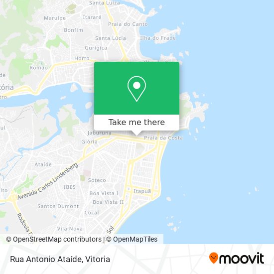 Mapa Rua Antonio Ataíde