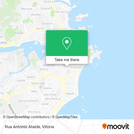 Rua Antonio Ataíde map