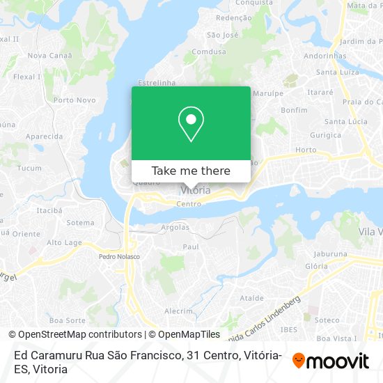 Ed Caramuru
Rua São Francisco, 31
Centro, Vitória-ES map